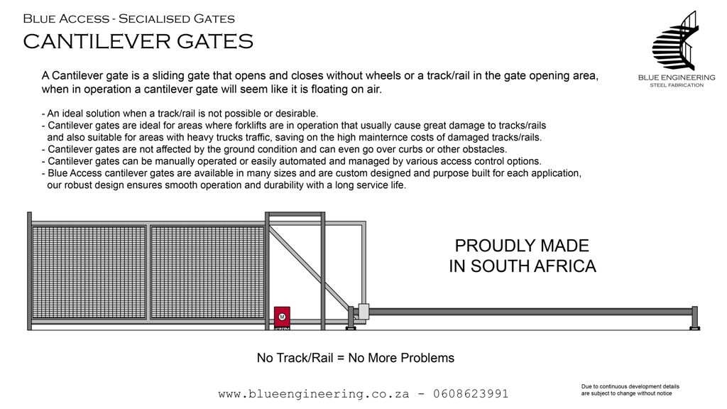Cantilever Sliding Gate, Durban, South Africa
